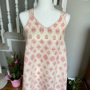 Red and Cream Colored Sundress
